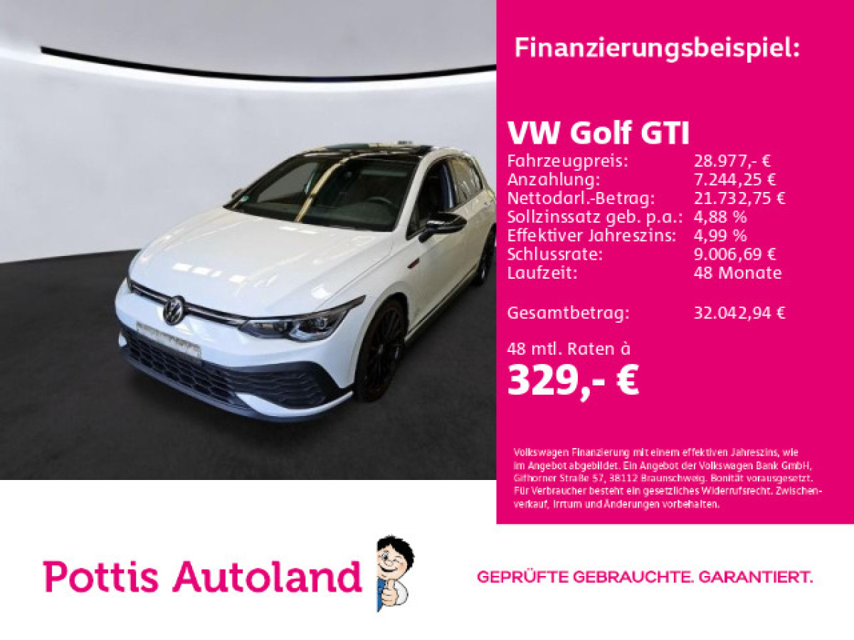Thumb 0: Volkswagen Golf GTI CLUBSPORT NAVI PANO KLIMA SHZG