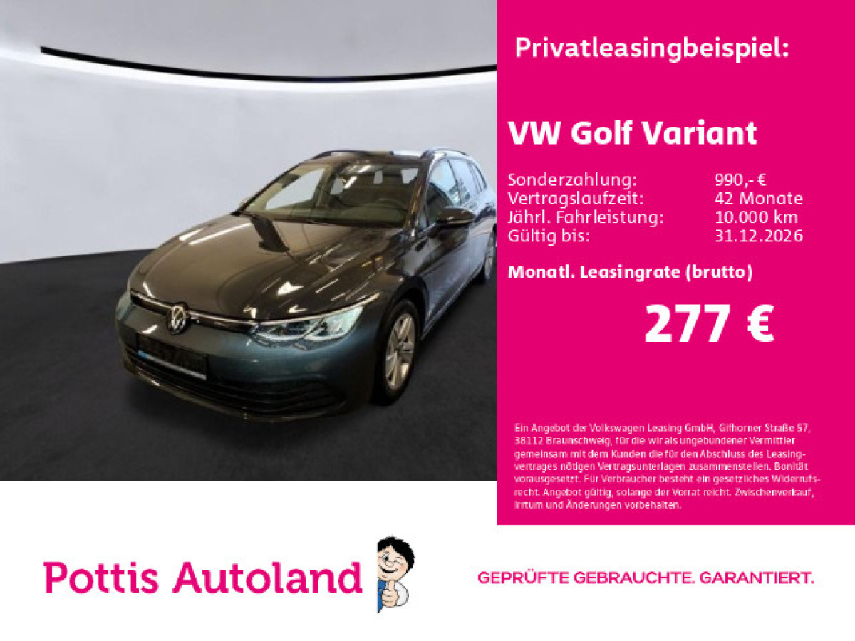Thumb 0: Volkswagen Golf Variant 1.5 eTSI DSG LIFE NAVI SITZHZG PDC LED