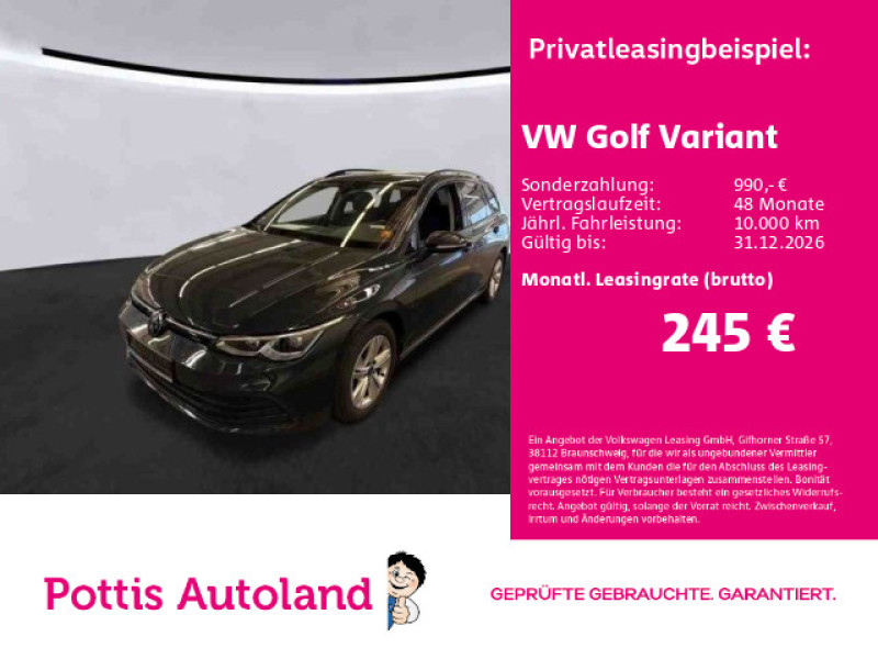 Bild 0: Volkswagen Golf Variant 1.5 eTSI DSG LIFE NAVI AHK KLIMA SHZG