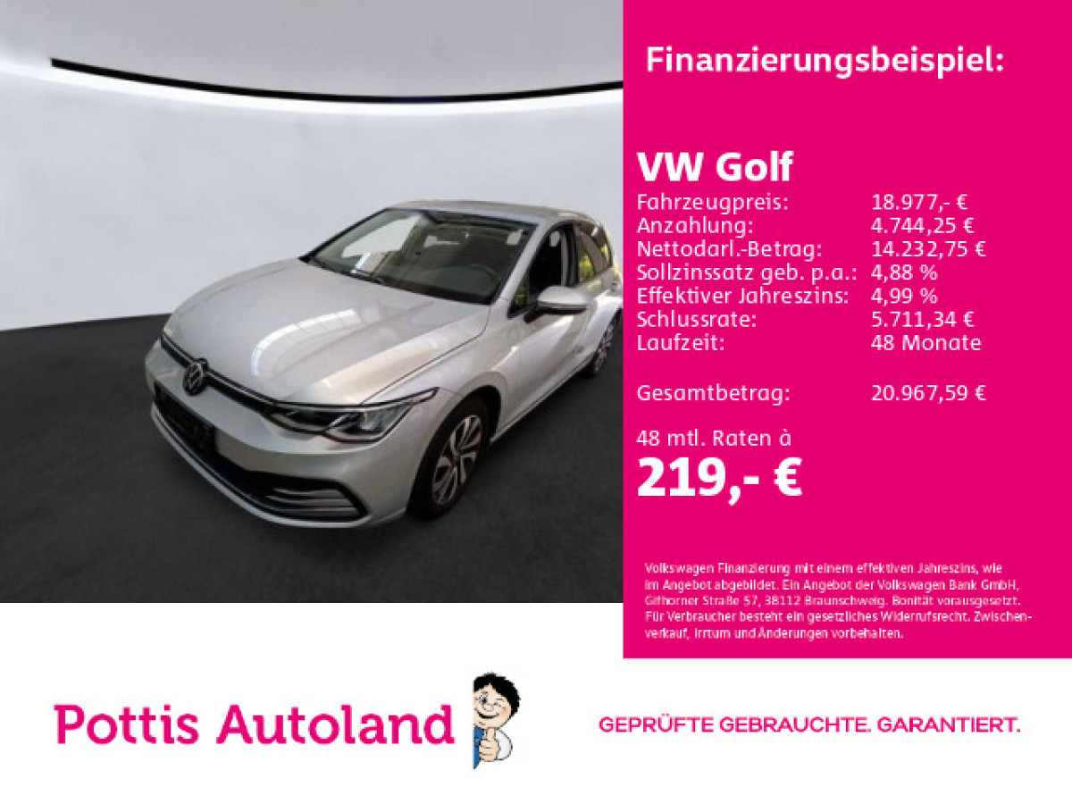 Thumb 0: Volkswagen Golf 1.5 TSI ACTIVE NAVI AHK KLIMA SHZG