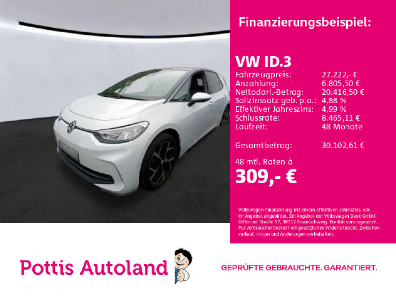 Bild 0: Volkswagen ID.3 PRO MOVE NAVI KAMERA LED SITZHZG