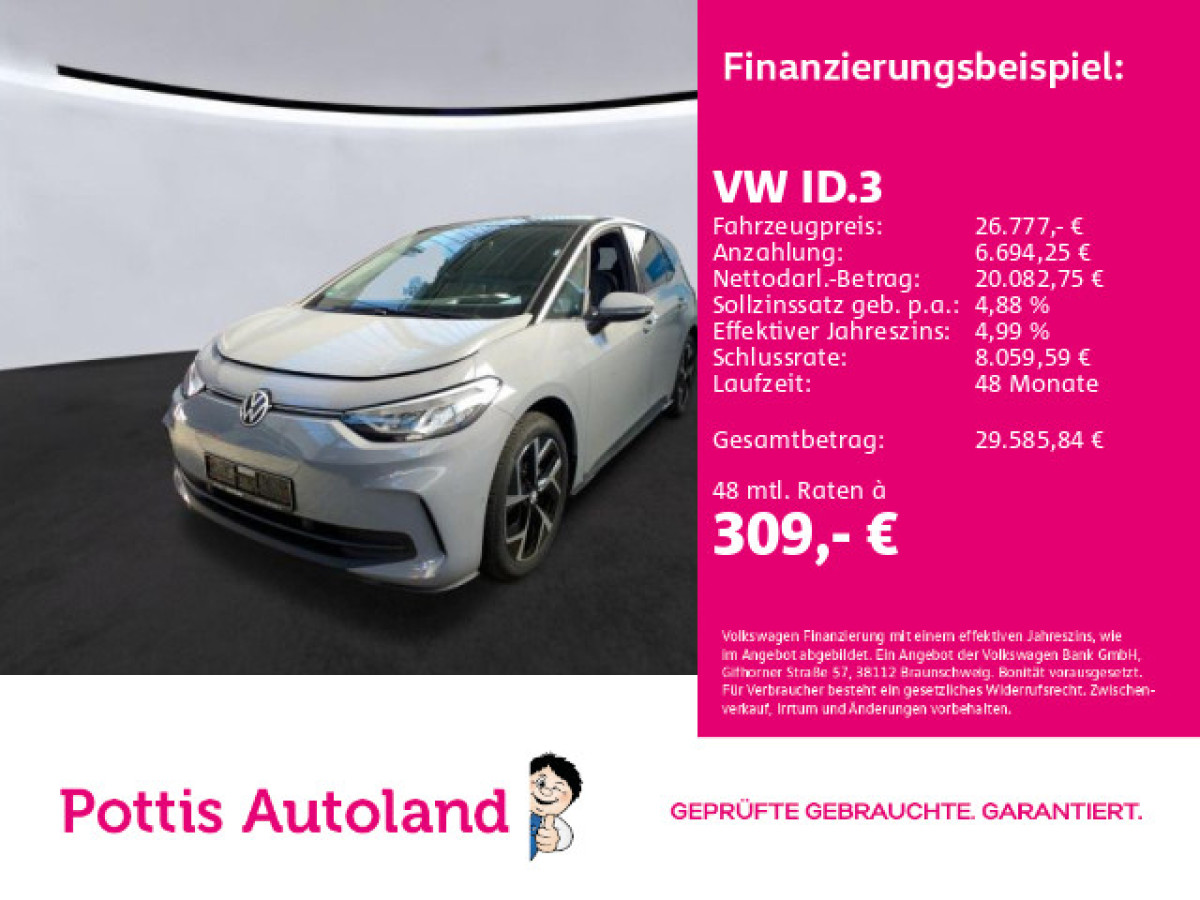 Thumb 0: Volkswagen ID.3 PRO MOVE NAVI KAMERA SITZHZG PDC