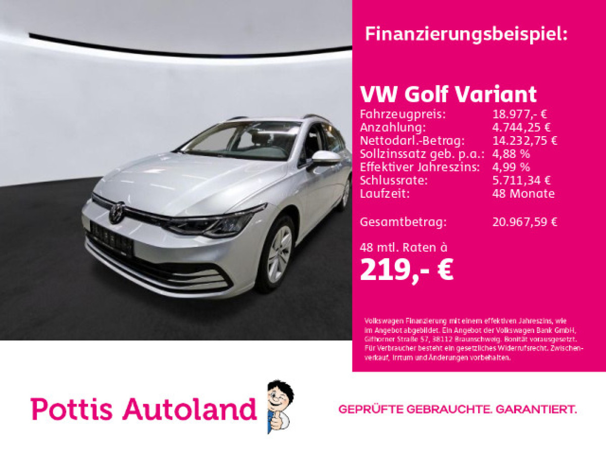 Thumb 0: Volkswagen Golf Variant 2.0 TDI LIFE NAVI KLIMA PDC SHZG