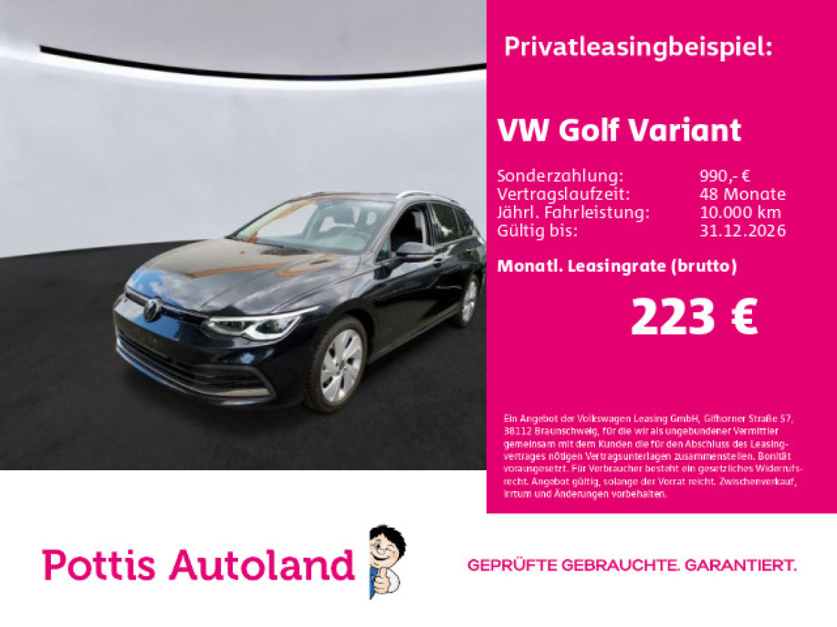 Thumb 0: Volkswagen Golf Variant 1.5 TSI ACTIVE NAVI KAMERA MATRIX STDHZG
