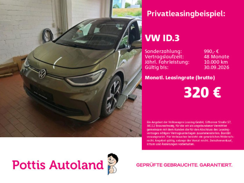 Bild 0: Volkswagen ID.3 Pro S NAVI KAMERA IQ.LIGHT SITZHZG