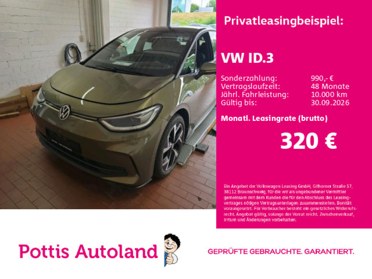 Thumb 0: Volkswagen ID.3 Pro S NAVI KAMERA IQ.LIGHT SITZHZG