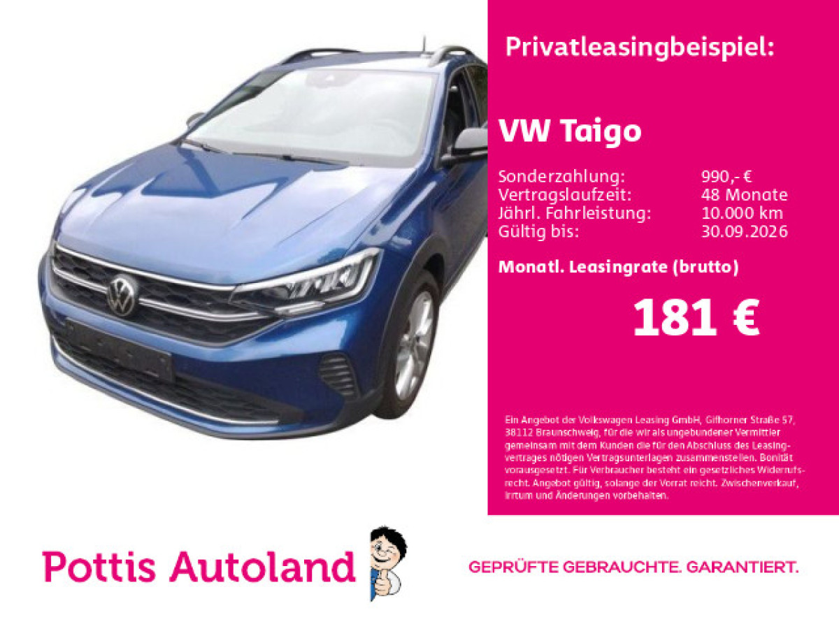 Thumb 0: Volkswagen Taigo 1.0 TSI GOAL NAVI KAMERA SITZHZG PDC