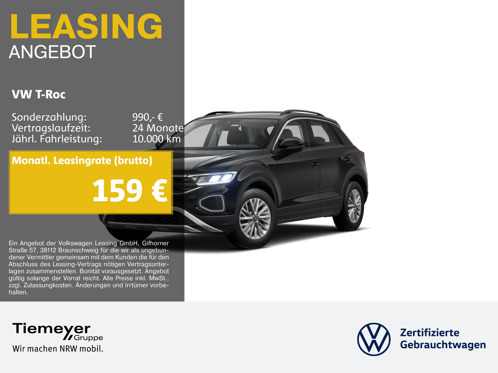 Volkswagen T-Roc 1.0 TSI
