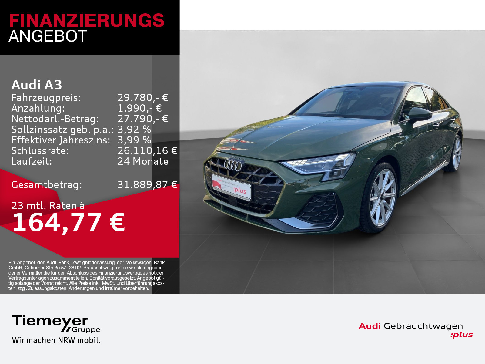 Audi A3 Limo TFSI Audi A3 Limo TFSI