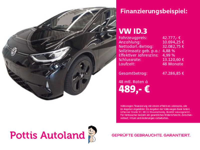 Bild 0: Volkswagen ID.3 GTX PERFORMANCE NAVI PANO KAMERA KLIMA