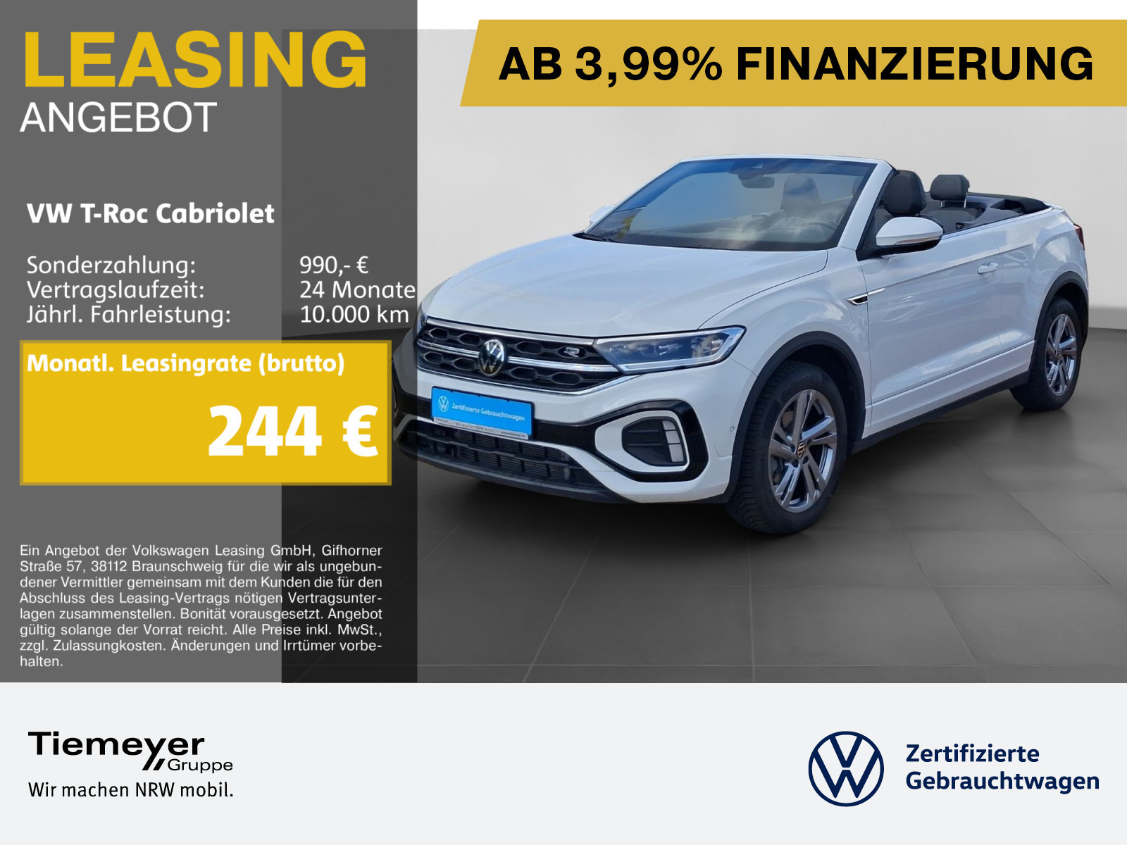 Volkswagen T-Roc Cabriolet 1.5 Volkswagen T-Roc Cabriolet 1.5