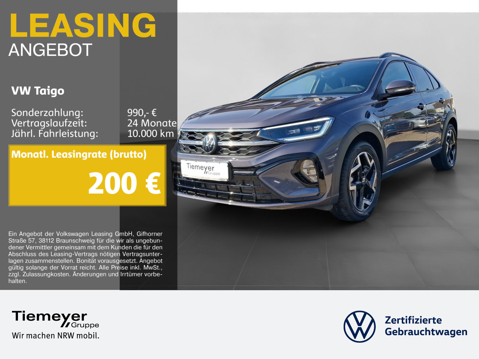 Volkswagen Taigo 1.0 TSI Volkswagen Taigo 1.0 TSI