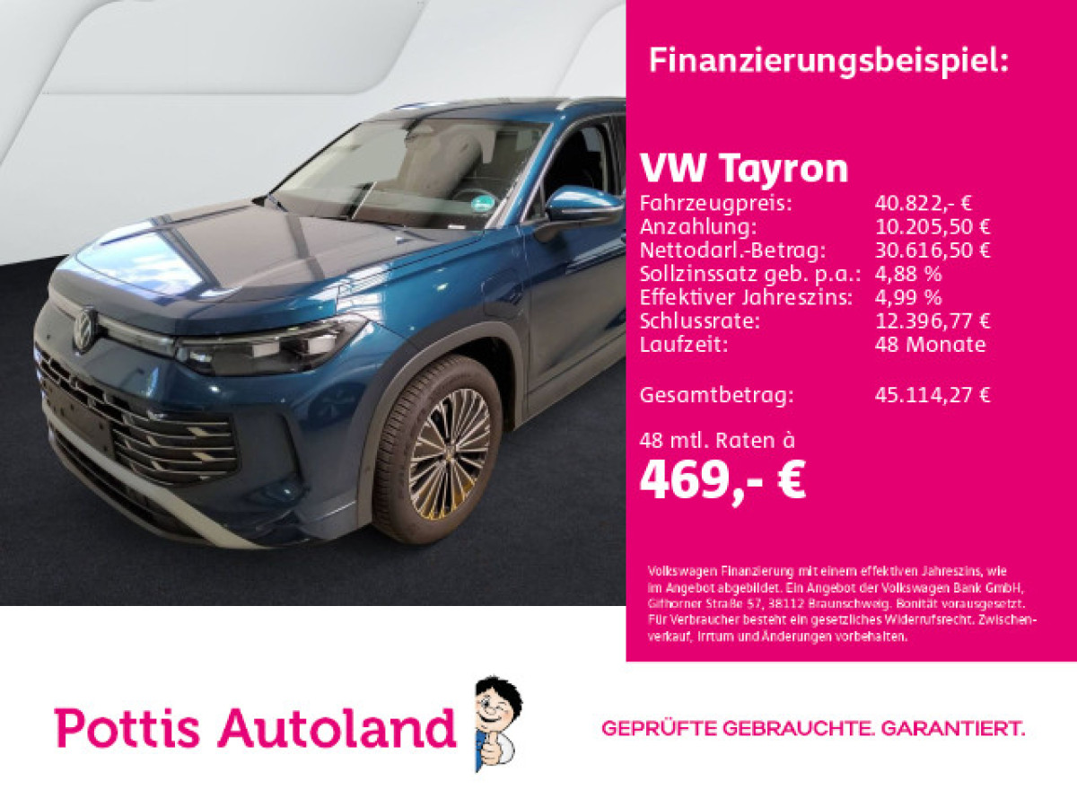Thumb 0: Volkswagen Tayron 1.5 TSI eHybrid DSG ELEGANCE AHK NAVI KAMERA IQ.LIGHT