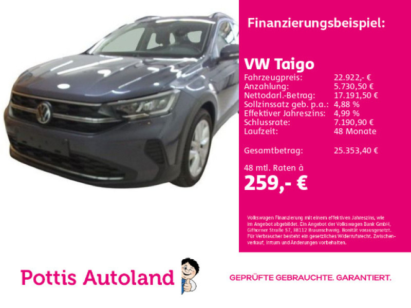 Bild 0: Volkswagen Taigo 1.0 TSI DSG LIFE KAMERA PDC LED SITZHZG