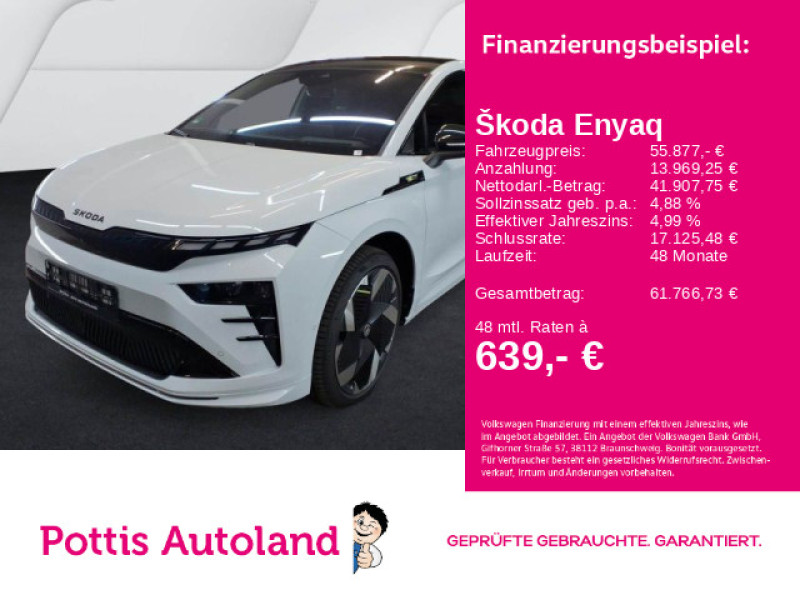 Bild 0: Škoda Enyaq 85 Coupé RS SUITE PANO AHK KAMERA NAVI HuD