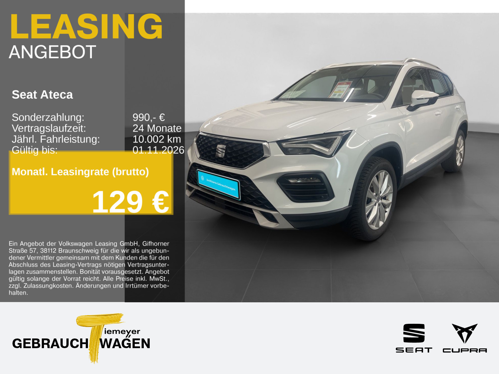 Seat Ateca 1.5 TSI Seat Ateca 1.5 TSI
