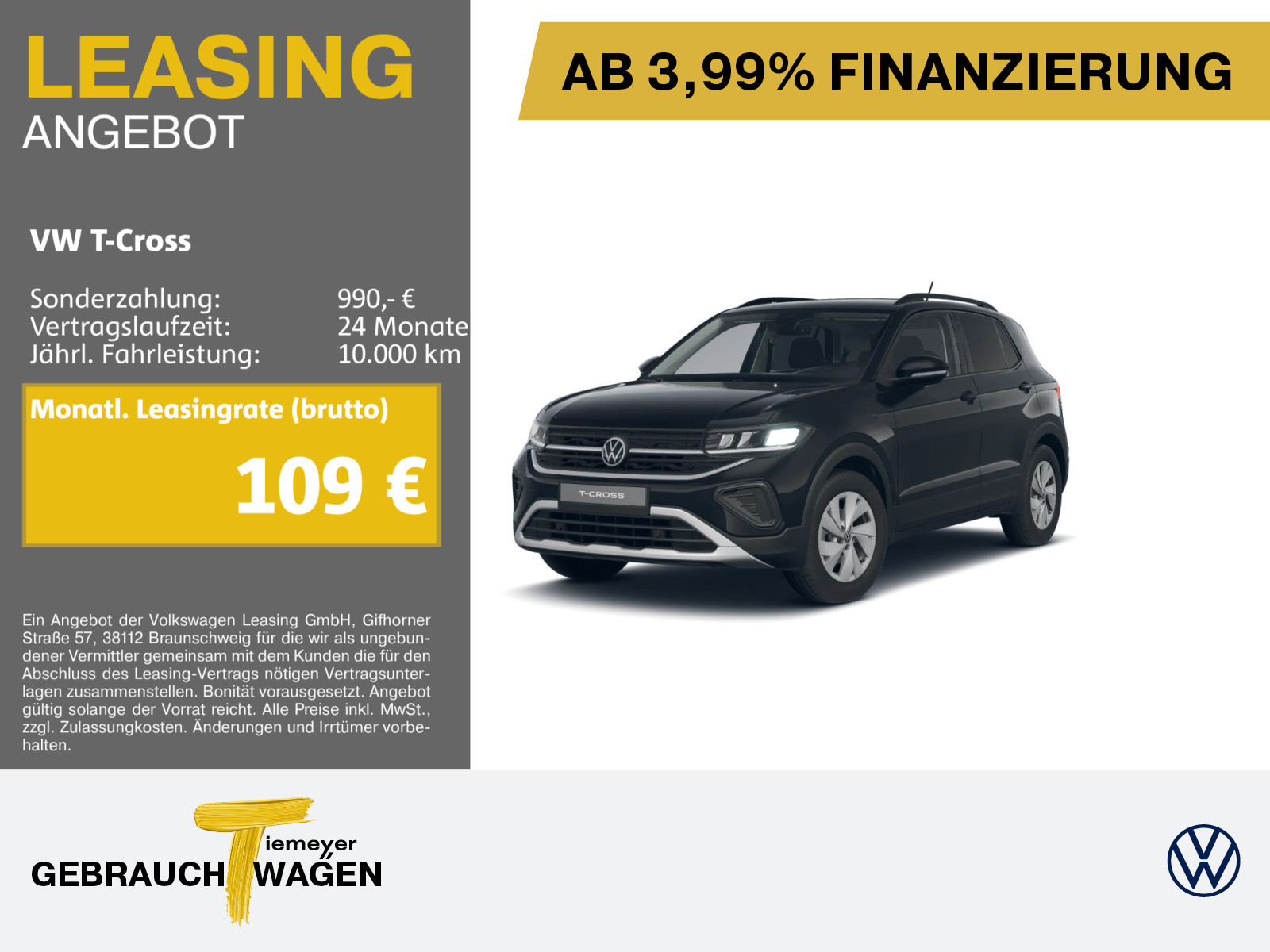 Volkswagen T-Cross 1.0 TSI