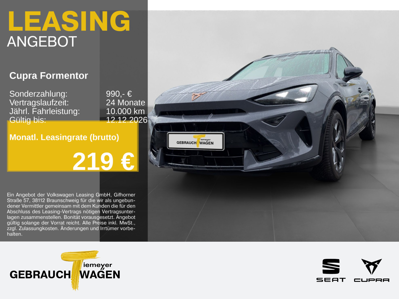 Cupra Formentor 1.5 eTSI Cupra Formentor 1.5 eTSI
