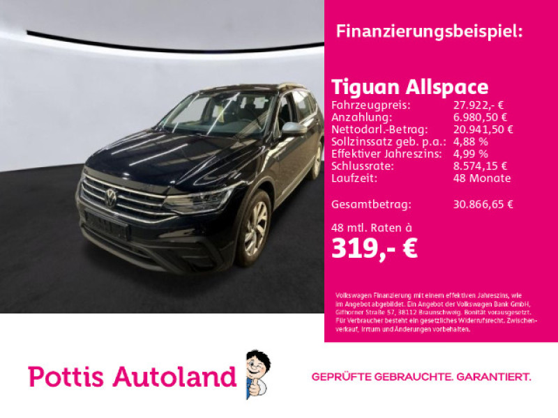 Bild 0: Volkswagen Tiguan Allspace 1.5 TSI DSG LIFE NAVI AHK KLIMA SHZG