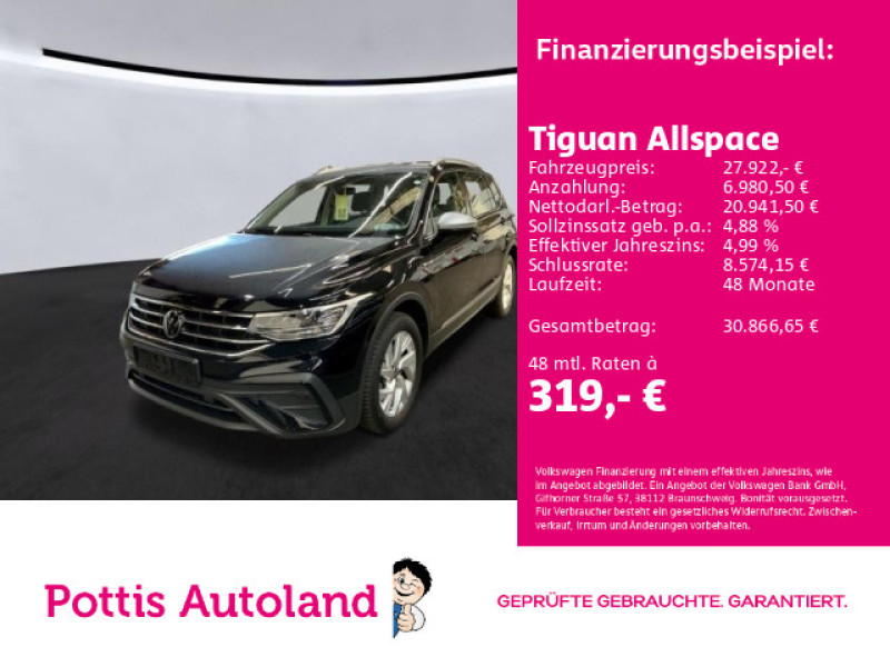 Bild 0: Volkswagen Tiguan Allspace 1.5 TSI DSG LIFE NAVI AHK KLIMA SHZG