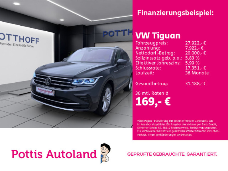 Bild 0: Volkswagen Tiguan 2.0 TDI DSG 4M ELEGANCE STDHZG KAMERA NAVI AHK