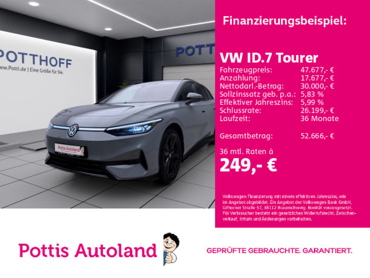 Thumb 0: Volkswagen ID.7 Tourer PRO AHK KAMERA IQ.LIGHT SITZHZG