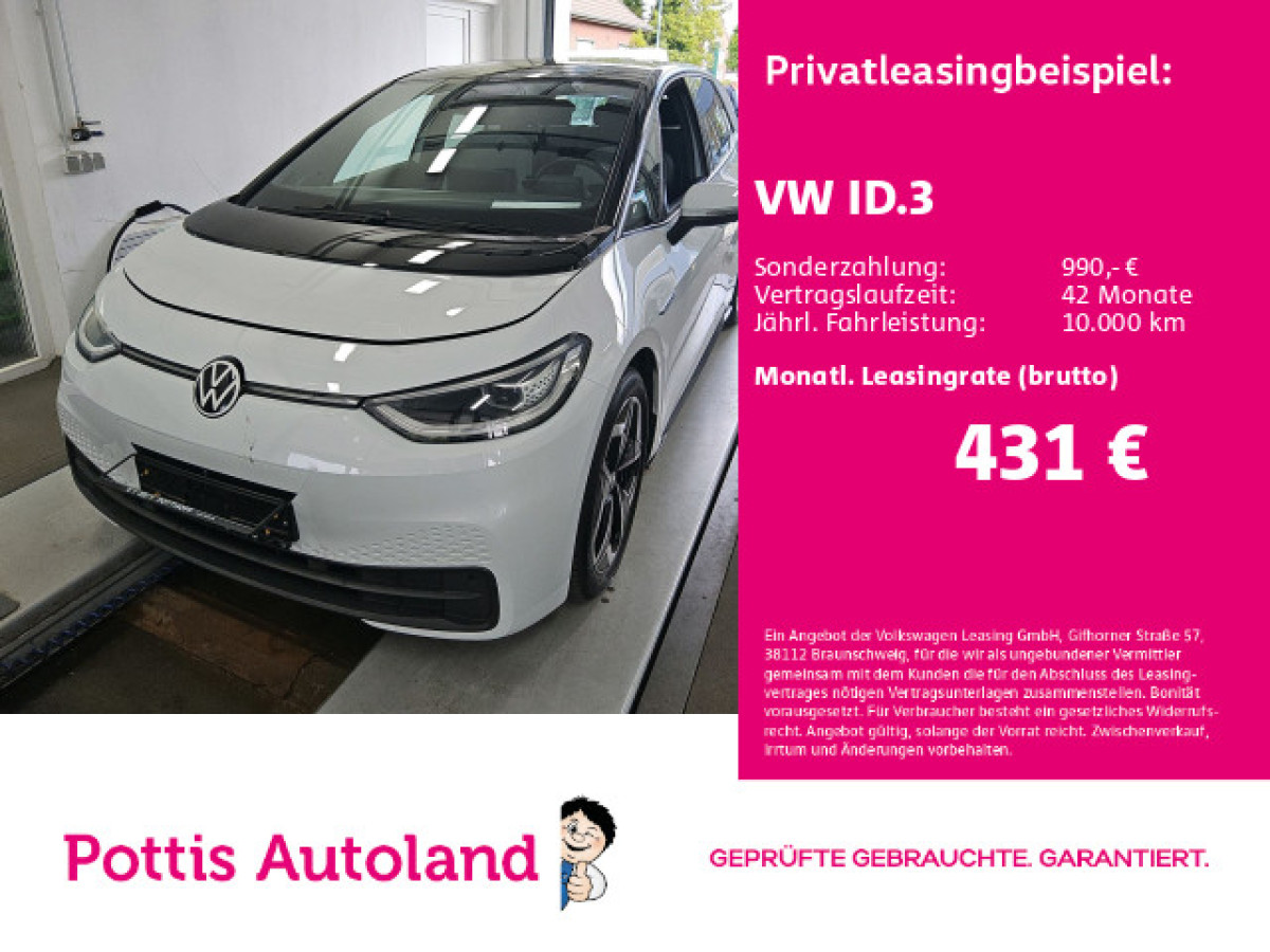 Thumb 0: Volkswagen ID.3 PRO S NAVI KAMERA PDC IQ.LIGHT KLIMA