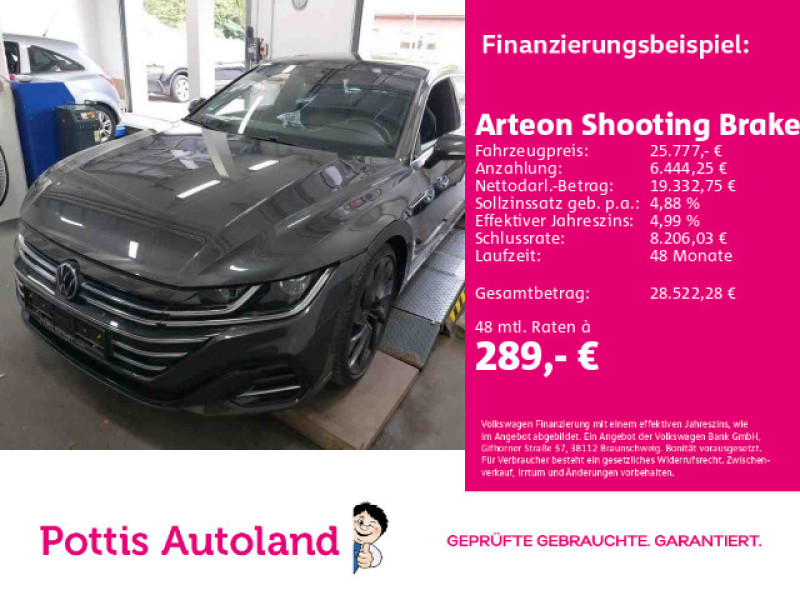Bild 0: Volkswagen Arteon Shooting Brake 2.0 TDI DSG R-LINE PANO NAVI STDHZG