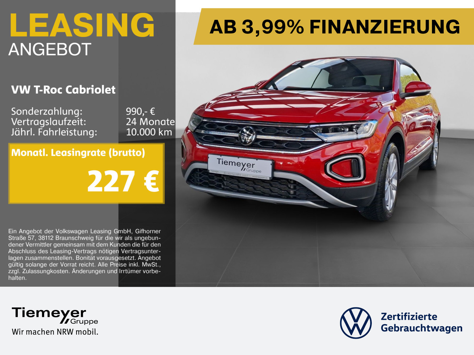 Volkswagen T-Roc Cabrio 1.0