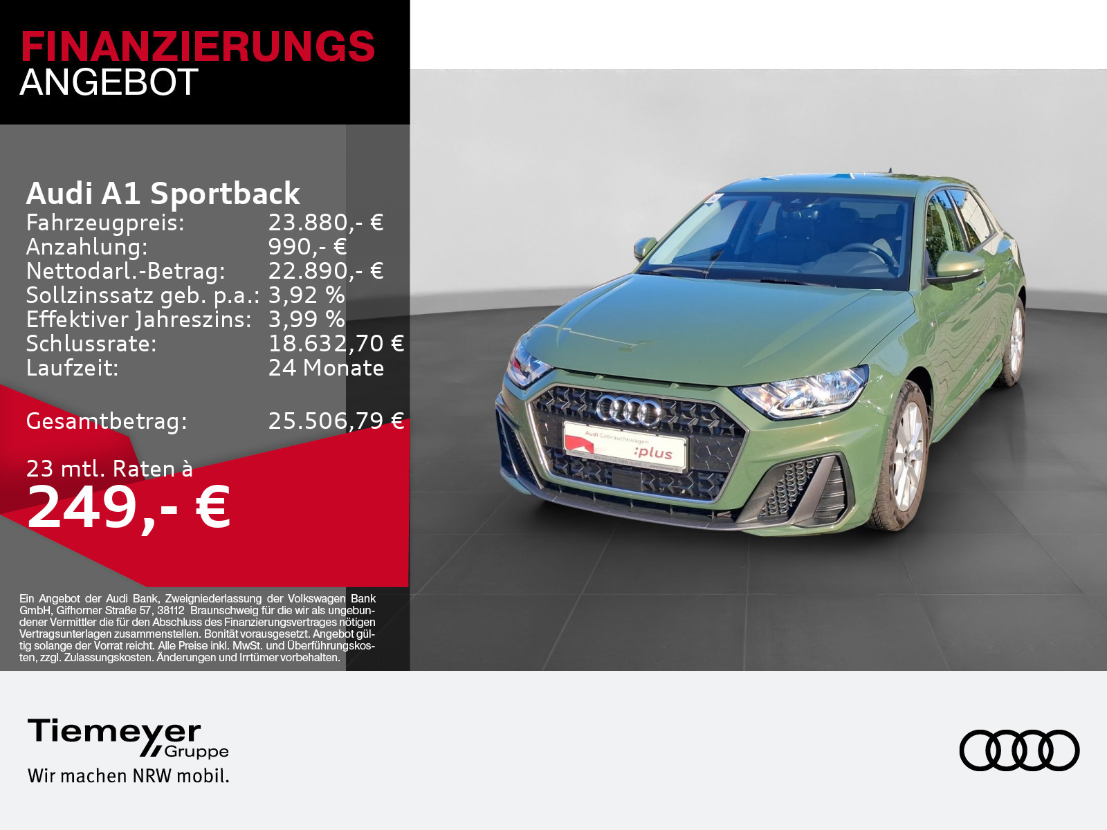 Audi A1 Sportback 25 Audi A1 Sportback 25
