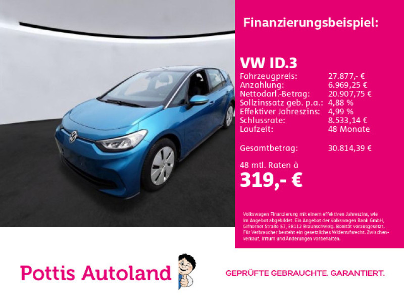 Bild 0: Volkswagen ID.3 PRO NAVI KLIMA PDC SHZG LED
