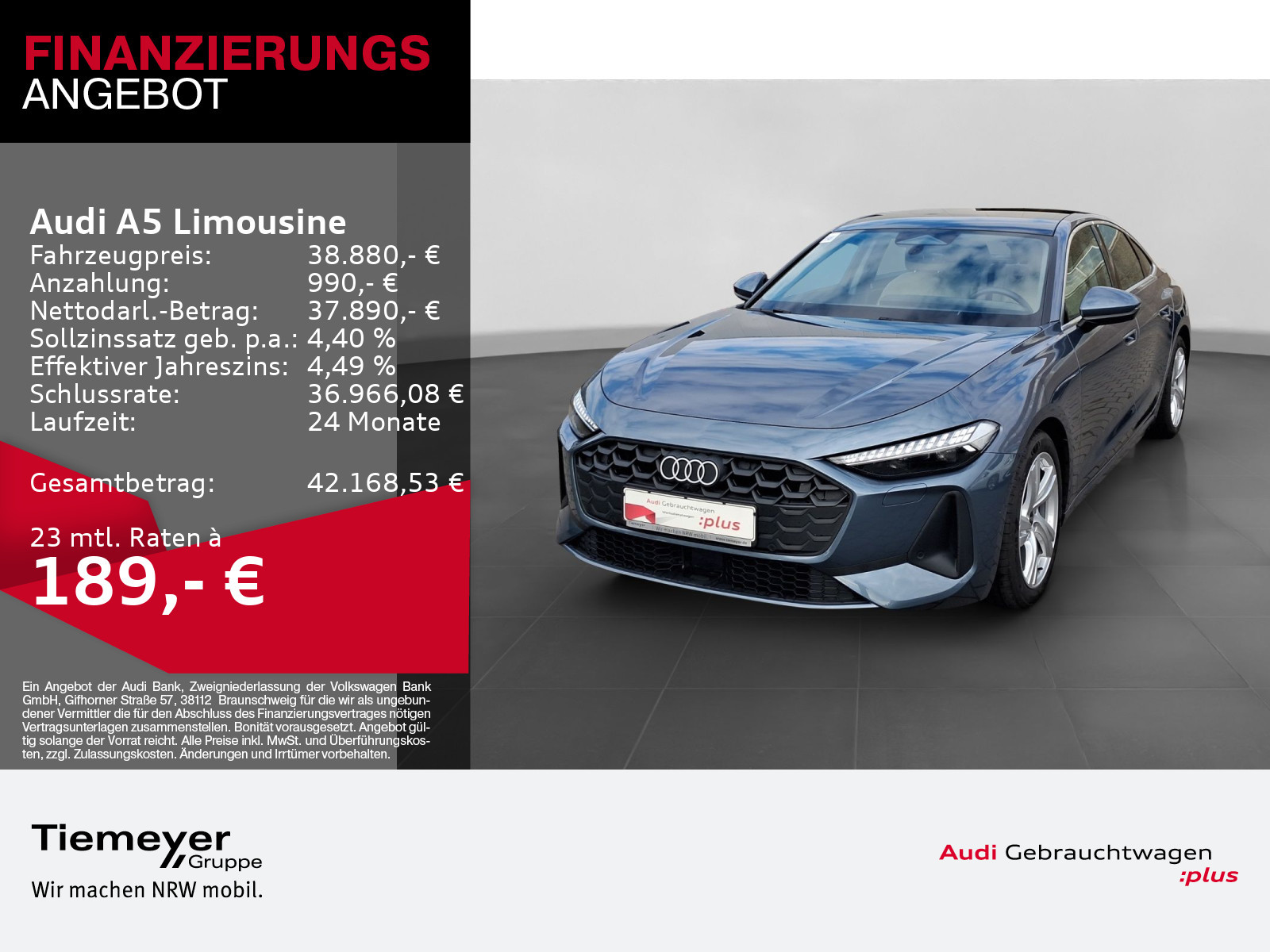 Audi A5 Limousine TDI