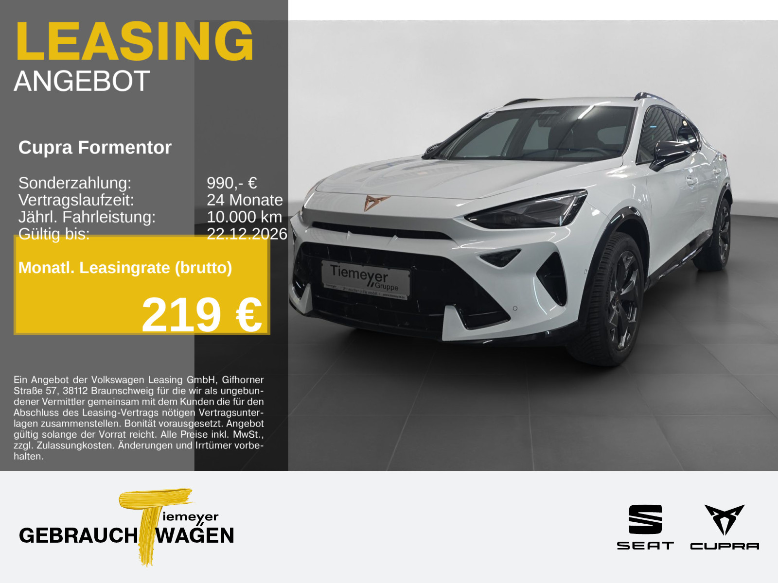 Cupra Formentor 1.5 eTSI Cupra Formentor 1.5 eTSI