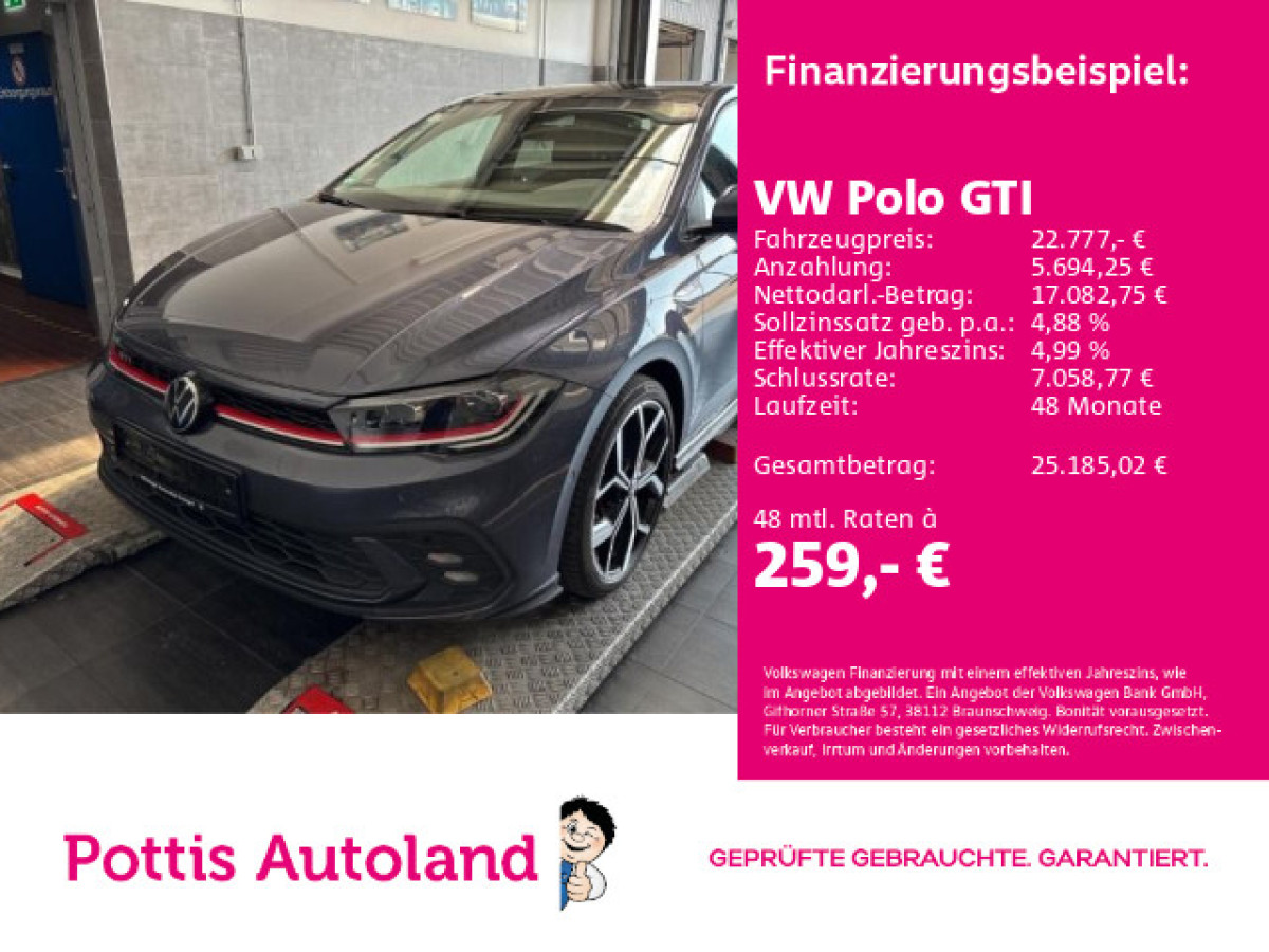 Thumb 0: Volkswagen Polo GTI PANO NAVI KAMERA SITZHZG IQ.LIGHT