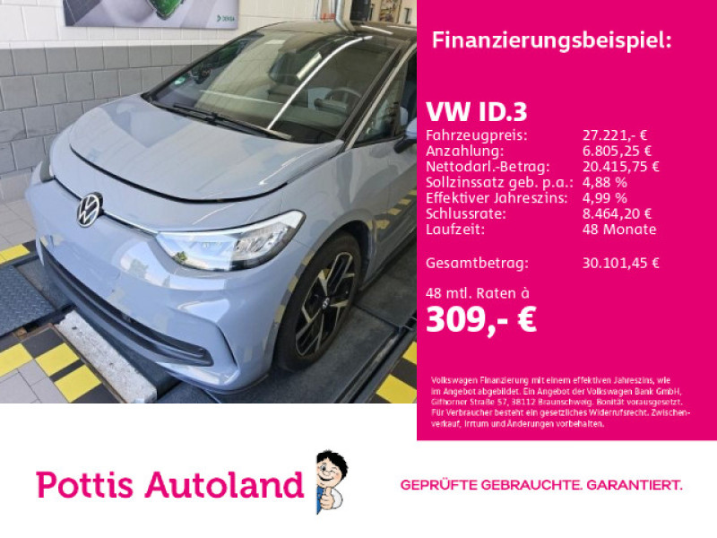 Bild 0: Volkswagen ID.3 PRO MOVE NAVI KAMERA SITZHZG PDC KLIMA