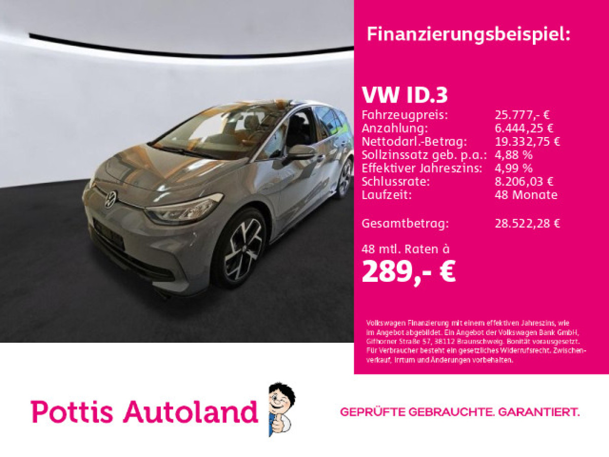 Thumb 0: Volkswagen ID.3 PRO MOVE NAVI KAMERA SITZHZG LED PDC