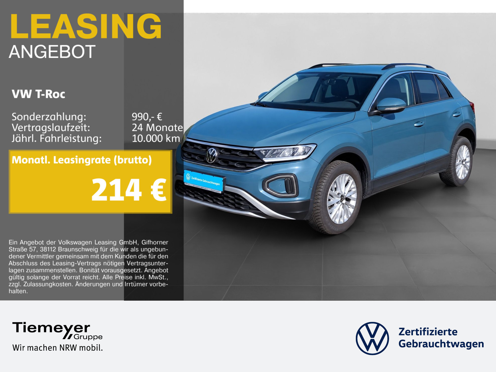 Volkswagen T-Roc 1.0 TSI Volkswagen T-Roc 1.0 TSI