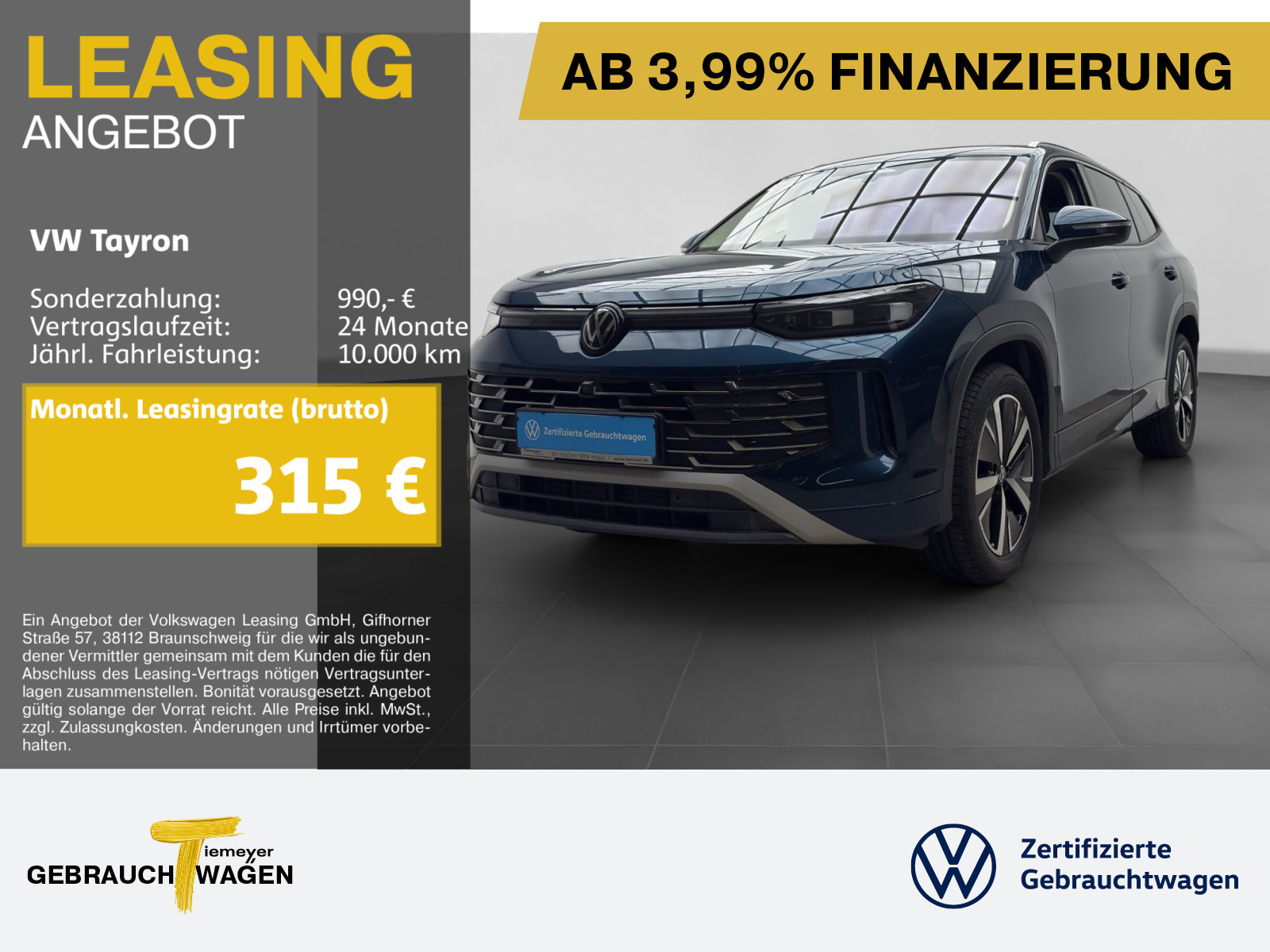 Volkswagen Tayron 1.5 eTSI Volkswagen Tayron 1.5 eTSI