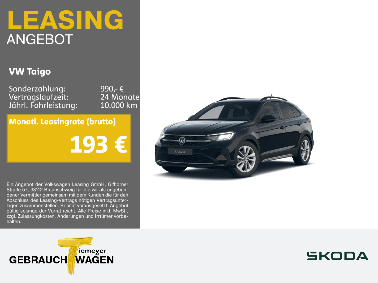 Volkswagen Taigo 1.0 TSI Volkswagen Taigo 1.0 TSI