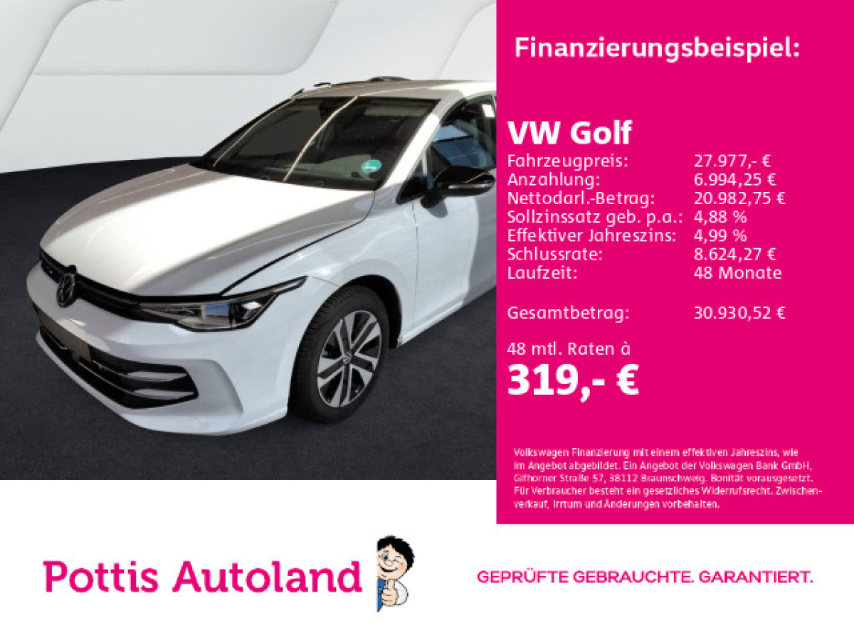 Thumb 0: Volkswagen Golf 1.5 eTSI DSG ENERGY AHK NAVI KAMERA SITZHZG