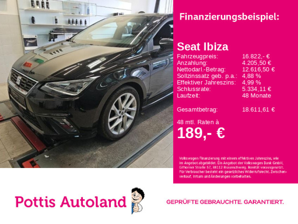 Thumb 0: Seat Ibiza 1.0 TSI DSG FR PANO NAVI KAMERA SITZHZG