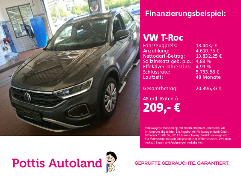 Bild 0: Volkswagen T-Roc 1.0 TSI LIFE AHK PDC KLIMA LED