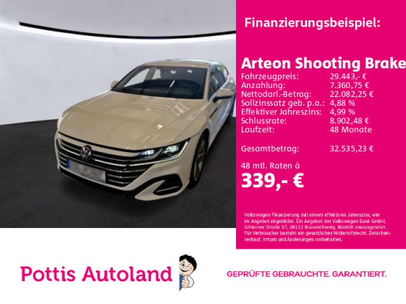 Bild 0: Volkswagen Arteon Shooting Brake 2.0 TDI DSG R-LINE AHK NAVI SITZHZG PDC