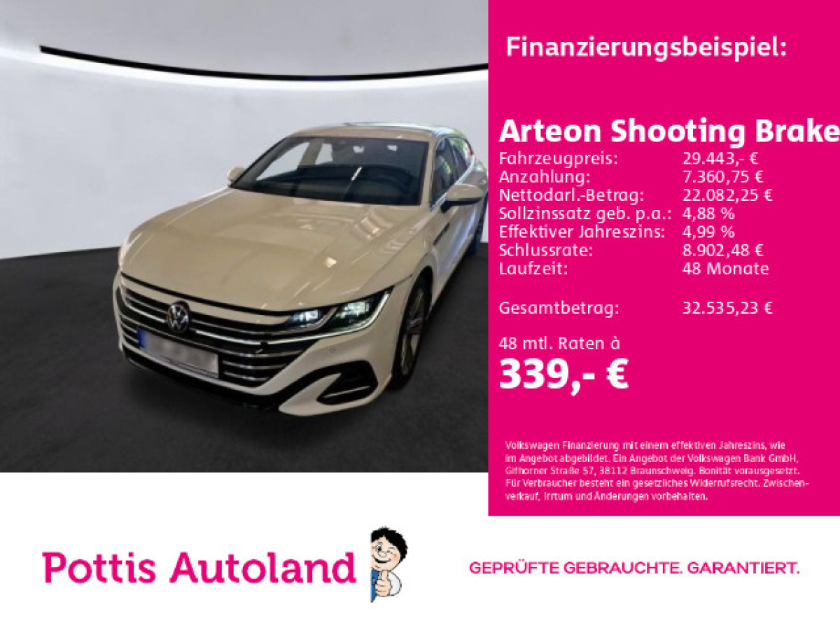Thumb 0: Volkswagen Arteon Shooting Brake 2.0 TDI DSG R-LINE AHK NAVI SITZHZG PDC