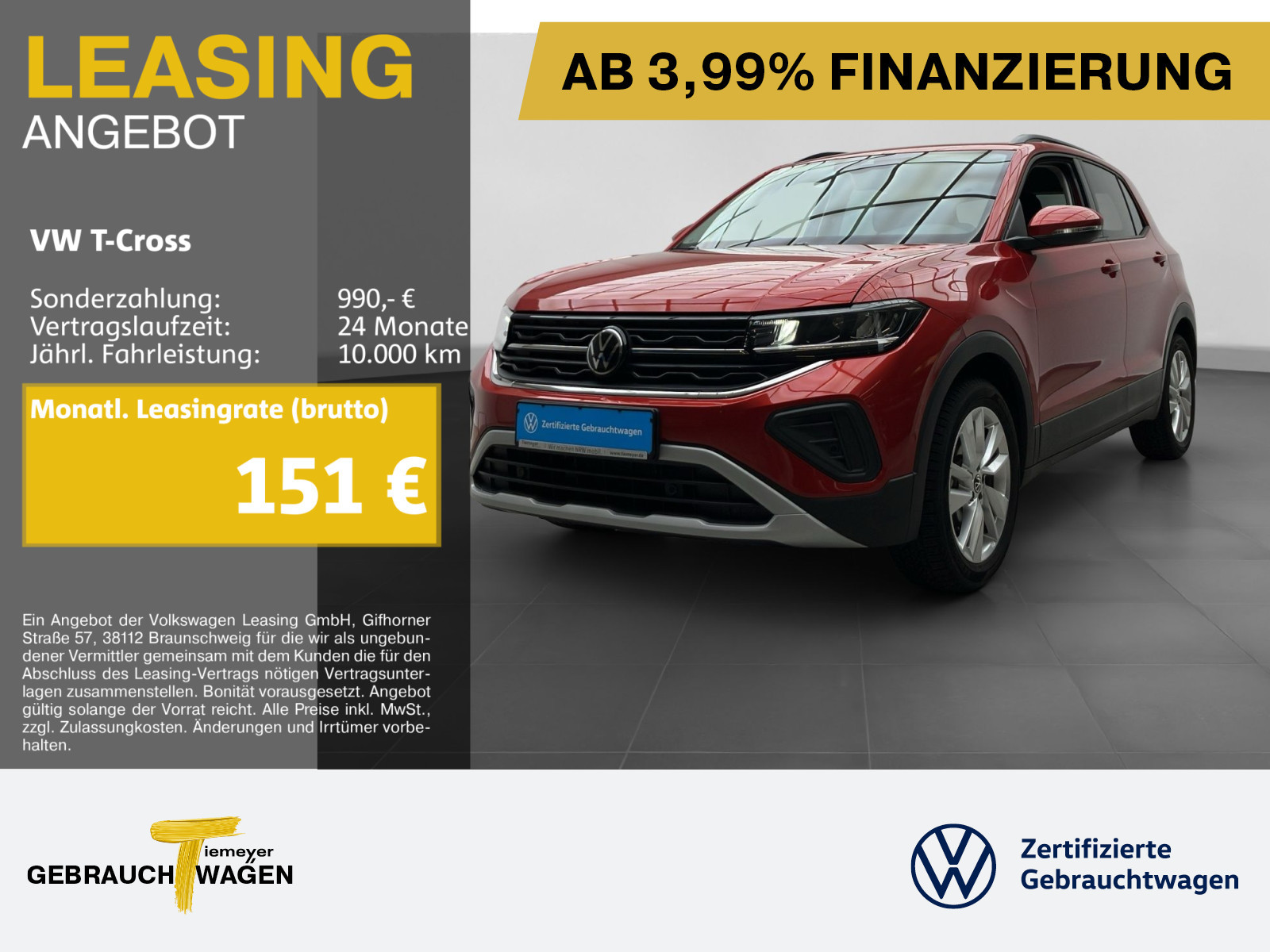 Volkswagen T-Cross 1.0 TSI