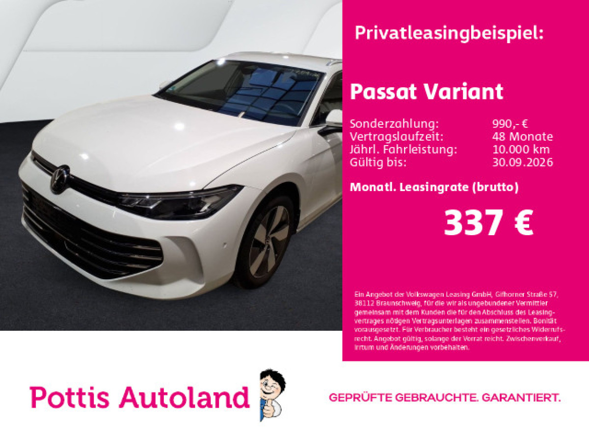 Thumb 0: Volkswagen Passat Variant 1.5 eTSI DSG BUSINESS NAVI AHK KAMERA KLIMA