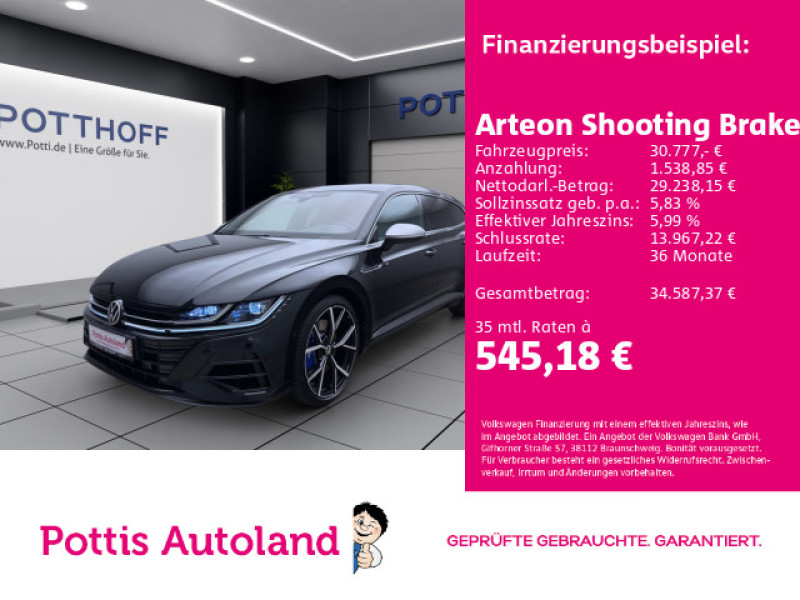 Bild 0: Volkswagen Arteon Shooting Brake 2.0 TSI DSG 4M R PANO AHK KAMERA NAVI
