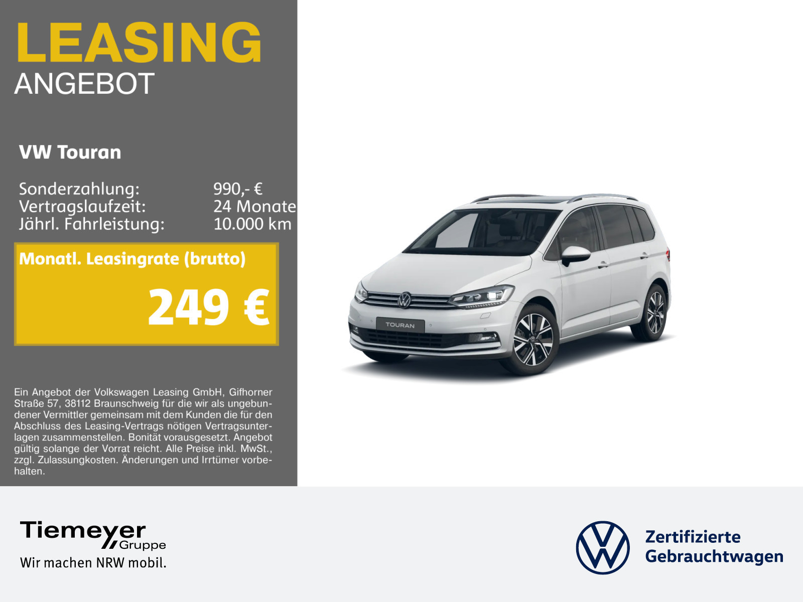 Volkswagen Touran 1.5 TSI Volkswagen Touran 1.5 TSI