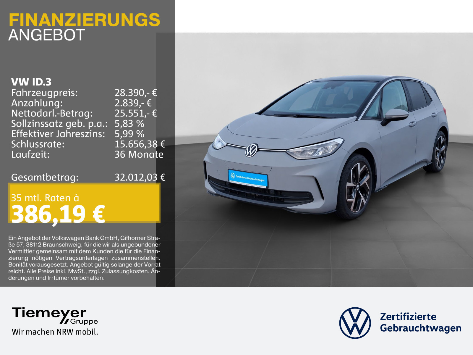 Volkswagen ID.3 Pro MOVE Volkswagen ID.3 Pro MOVE