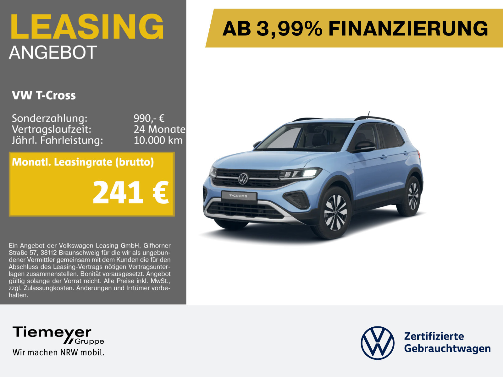 Volkswagen T-Cross 1.0 TSI Volkswagen T-Cross 1.0 TSI